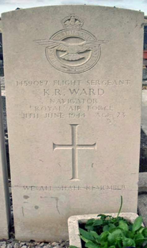 F/Sgt Kenneth Rookby Ward<br/><br /><br />died June 11th, 1944